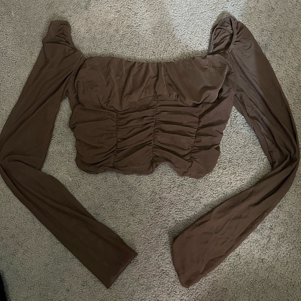 mesh crop top